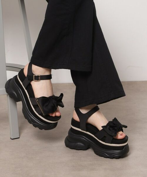 ESPERANZA / エスペランサ サンダル | 【SPORTS SANDAL COLLECTION】グリッターラインリボンスポサン | 詳細6
