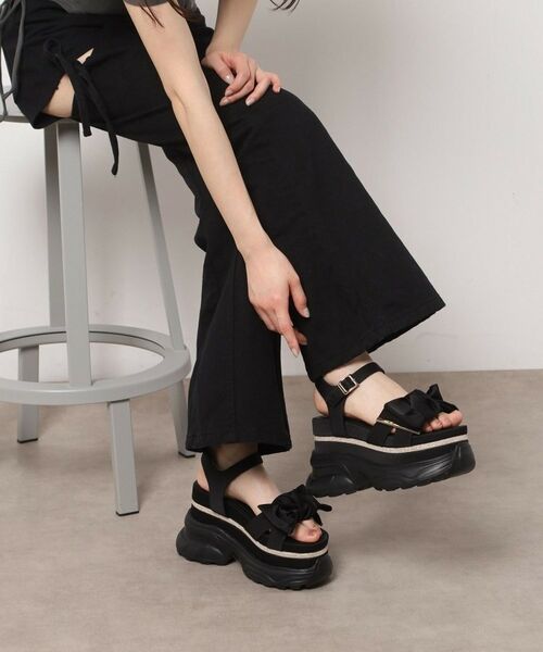 ESPERANZA / エスペランサ サンダル | 【SPORTS SANDAL COLLECTION】グリッターラインリボンスポサン | 詳細8