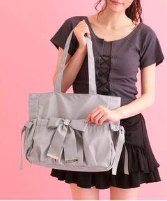 ESPERANZA / エスペランサ トートバッグ | キャリーオンベルト付リボントートバッグ