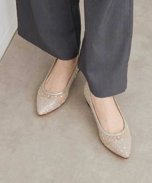 ESPERANZA / エスペランサ パンプス | シャイニーポインテッドパンプス(シルバー(006))