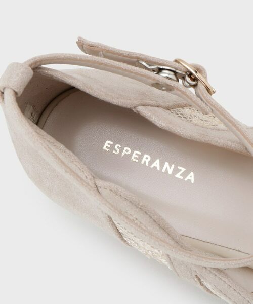ESPERANZA / エスペランサ パンプス | フラワーカットネックベルトパンプス | 詳細21