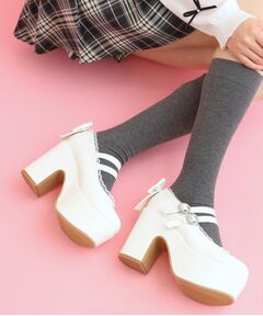 ESPERANZA / エスペランサ パンプス | 厚底バックリボンパンプス
