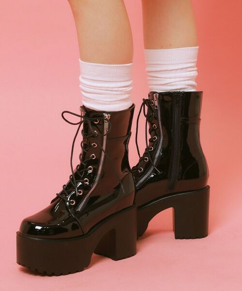 ESPERANZA / エスペランサ ブーツ(ショート丈) | 厚底サイドジップミドル丈ブーツ | 詳細6