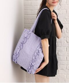 ESPERANZA / エスペランサ トートバッグ | チェックフリルトート