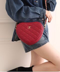 ESPERANZA / エスペランサ ショルダーバッグ | ハートキルティングショルダーバッグ