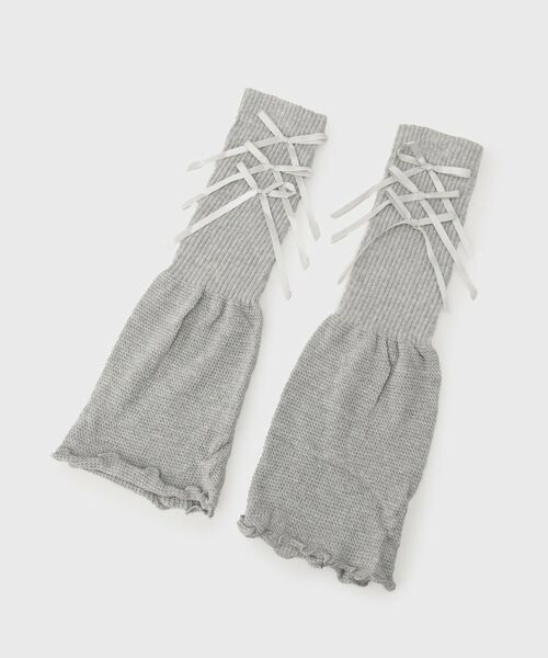 ESPERANZA / エスペランサ 服飾雑貨 | リボン付バレエコアレッグカバー | 詳細1