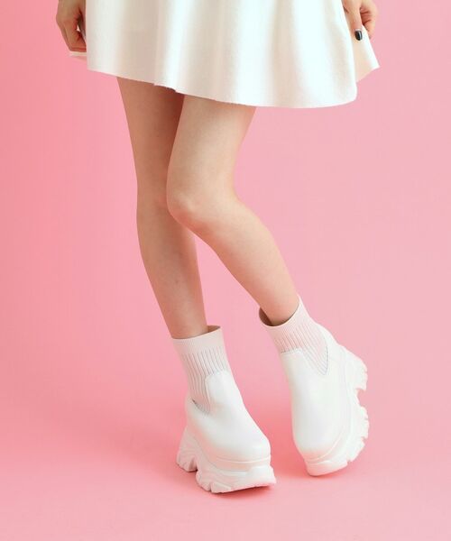 ESPERANZA / エスペランサ ブーツ(ショート丈) | 厚底ソックスブーツ | 詳細2