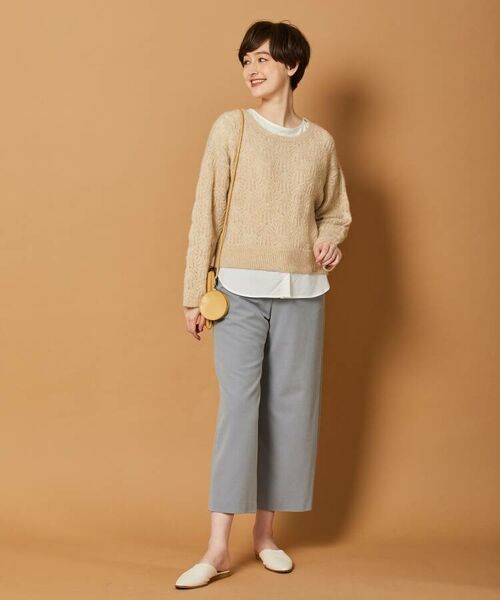 ESPRIT D'OR / エスプリドール ショート・ハーフ・半端丈パンツ | ★新色&再入荷★【洗える/大人気！秋冬版】ちょうどいい幅のワイドパンツ | 詳細1