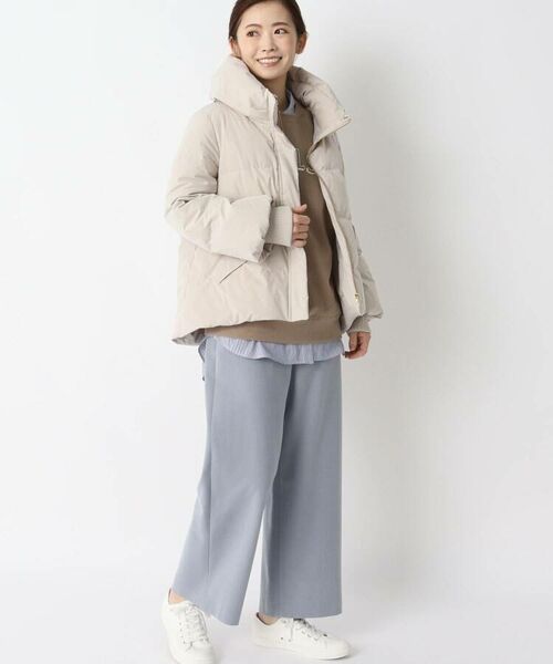 ESPRIT D'OR / エスプリドール ショート・ハーフ・半端丈パンツ | ★新色&再入荷★【洗える/大人気！秋冬版】ちょうどいい幅のワイドパンツ | 詳細15