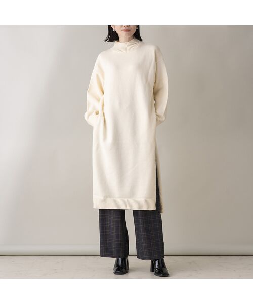 セール もちもちゆるニットワンピース ミニ丈 ひざ丈ワンピース Euclaid エウクレイド ファッション通販 タカシマヤファッションスクエア