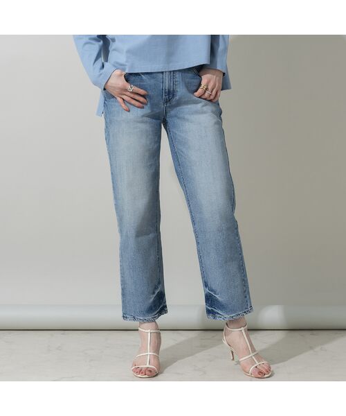 Indimark ボーイフレンドブリーチデニムパンツ デニムパンツ Euclaid エウクレイド ファッション通販 タカシマヤファッション スクエア