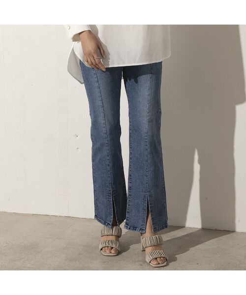 EUCLAID / エウクレイド デニムパンツ | 【INDIMARK】フロントスリットデニム | 詳細5