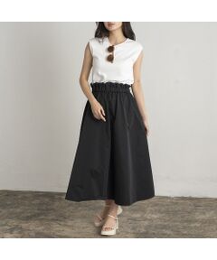 EUCLAID / エウクレイド ミニ丈・ひざ丈ワンピース | ドッキングノースリーブワンピース