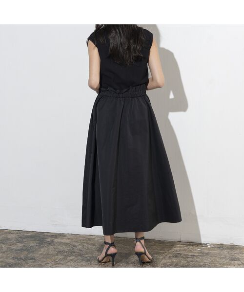 EUCLAID / エウクレイド ミニ丈・ひざ丈ワンピース | ドッキングノースリーブワンピース | 詳細15