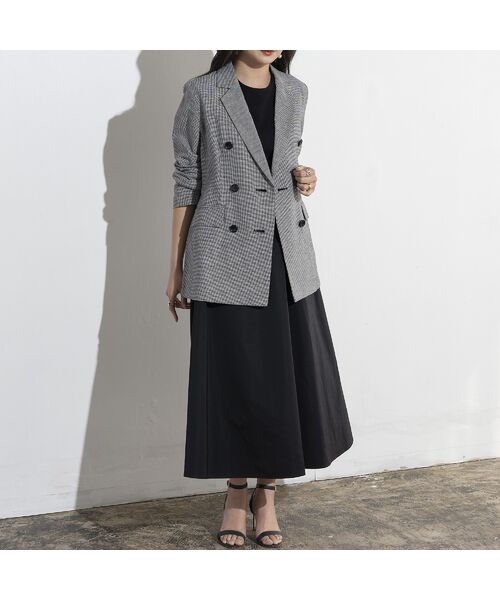 EUCLAID / エウクレイド ミニ丈・ひざ丈ワンピース | ドッキングノースリーブワンピース | 詳細16