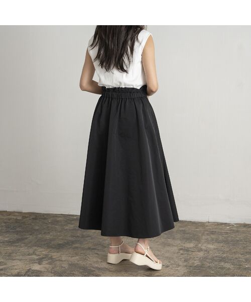 EUCLAID / エウクレイド ミニ丈・ひざ丈ワンピース | ドッキングノースリーブワンピース | 詳細3