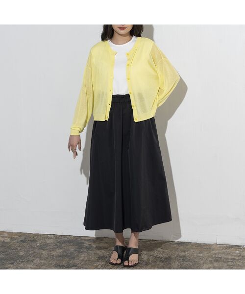 EUCLAID / エウクレイド ミニ丈・ひざ丈ワンピース | ドッキングノースリーブワンピース | 詳細7