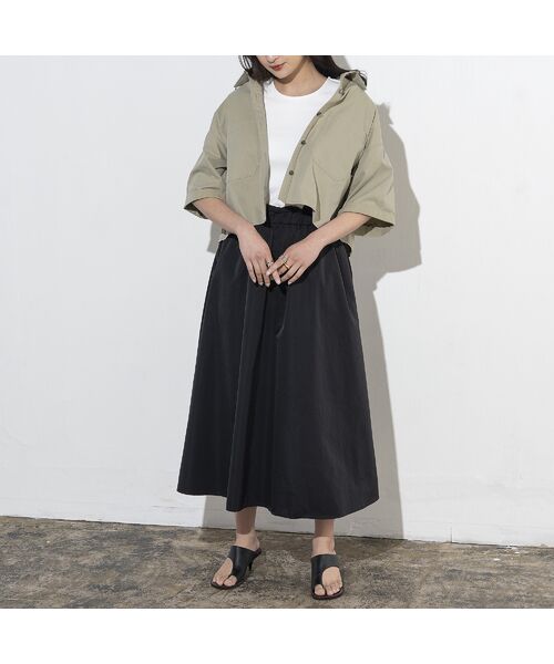 EUCLAID / エウクレイド ミニ丈・ひざ丈ワンピース | ドッキングノースリーブワンピース | 詳細9