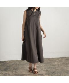 EUCLAID / エウクレイド ミニ丈・ひざ丈ワンピース | ハーフジップ撥水ワンピース