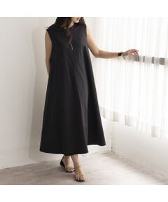 EUCLAID / エウクレイド ミニ丈・ひざ丈ワンピース | ハーフジップ撥水ワンピース