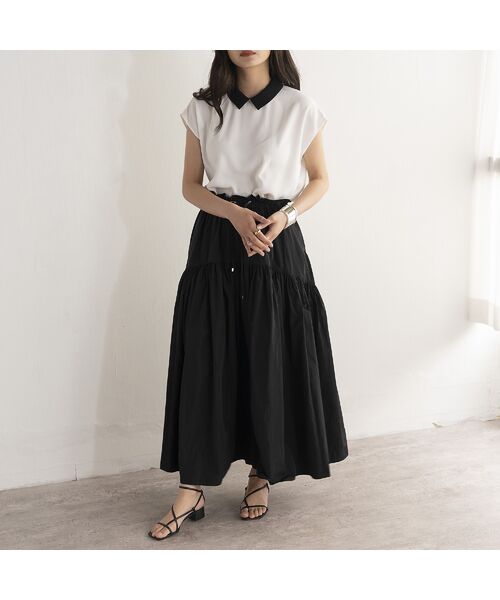 EUCLAID / エウクレイド シャツ・ブラウス | バイカラーブラウス | 詳細6