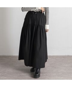 EUCLAID / エウクレイド ミニ・ひざ丈スカート | 【追加生産】【VERY掲載】撥水タフタボリュームスカート