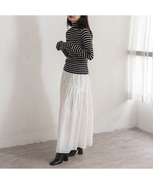 EUCLAID / エウクレイド ミニ・ひざ丈スカート | 【追加生産】【VERY掲載】撥水タフタボリュームスカート | 詳細2