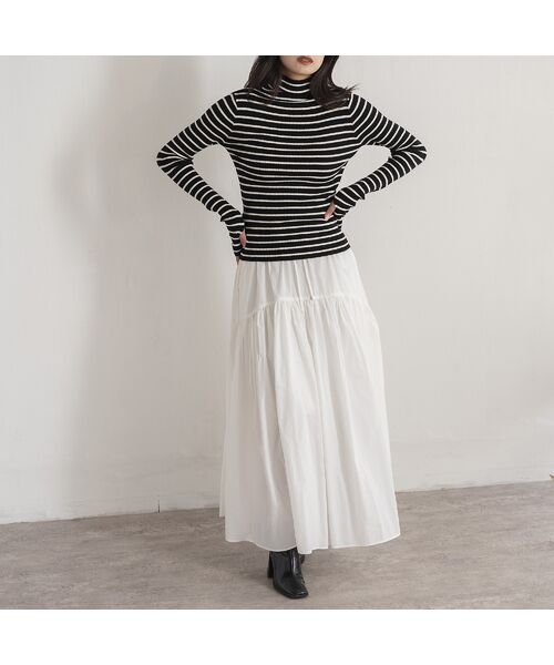 EUCLAID / エウクレイド ミニ・ひざ丈スカート | 【追加生産】【VERY掲載】撥水タフタボリュームスカート | 詳細3