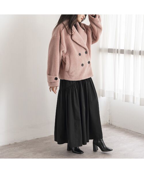 EUCLAID / エウクレイド ミニ・ひざ丈スカート | 【追加生産】【VERY掲載】撥水タフタボリュームスカート | 詳細15