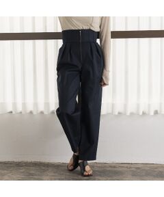 EUCLAID / エウクレイド その他パンツ | ハイウエスト撥水タックパンツ