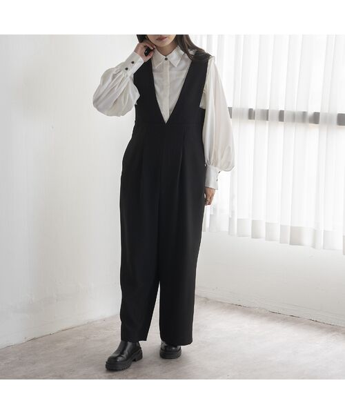 EUCLAID / エウクレイド サロペット・オールインワン | ダブルクロスサロペット | 詳細1