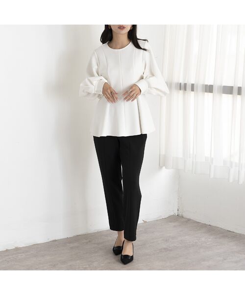 EUCLAID / エウクレイド シャツ・ブラウス | パールボタンフレアブラウス | 詳細2