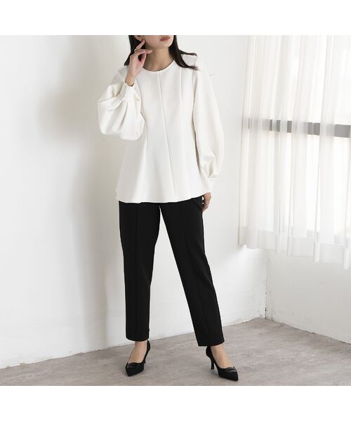 EUCLAID / エウクレイド シャツ・ブラウス | パールボタンフレアブラウス | 詳細4