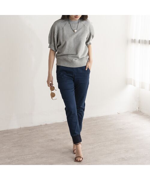 EUCLAID / エウクレイド カットソー | タックスリーブスウェットＴシャツ | 詳細14