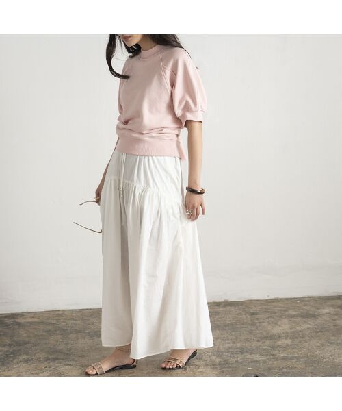 EUCLAID / エウクレイド カットソー | タックスリーブスウェットＴシャツ | 詳細2