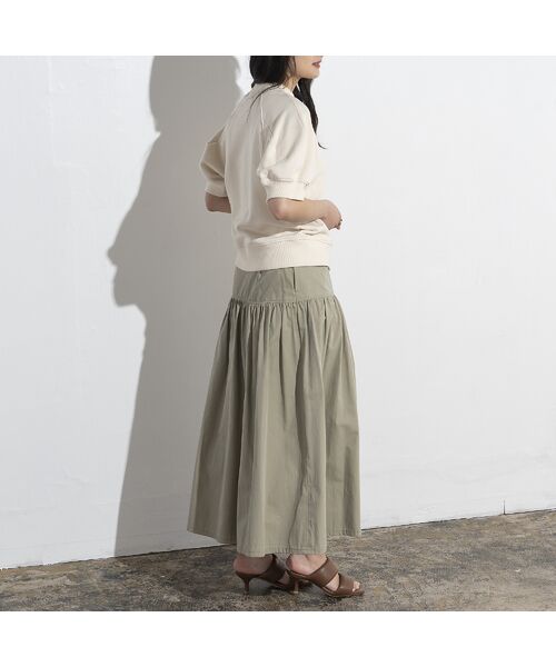 EUCLAID / エウクレイド カットソー | タックスリーブスウェットＴシャツ | 詳細8