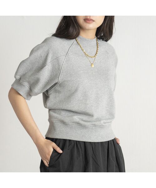 EUCLAID / エウクレイド カットソー | タックスリーブスウェットＴシャツ | 詳細9