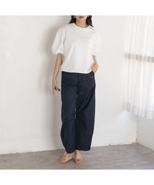 EUCLAID / エウクレイド カットソー | 【雑誌掲載】チュールレイヤードスウェットＴシャツ | 詳細1