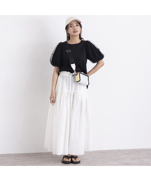 EUCLAID / エウクレイド カットソー | チュールスリーブカットソー | 詳細11