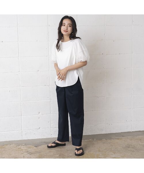 EUCLAID / エウクレイド カットソー | チュールスリーブカットソー | 詳細2