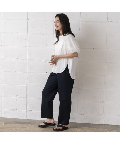 EUCLAID / エウクレイド カットソー | チュールスリーブカットソー | 詳細3