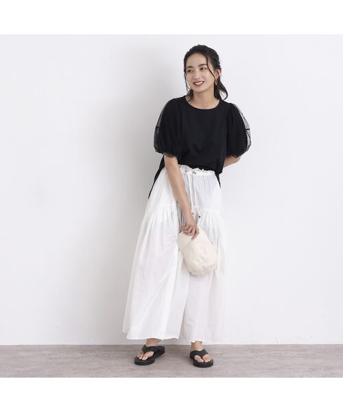 EUCLAID / エウクレイド カットソー | チュールスリーブカットソー | 詳細9