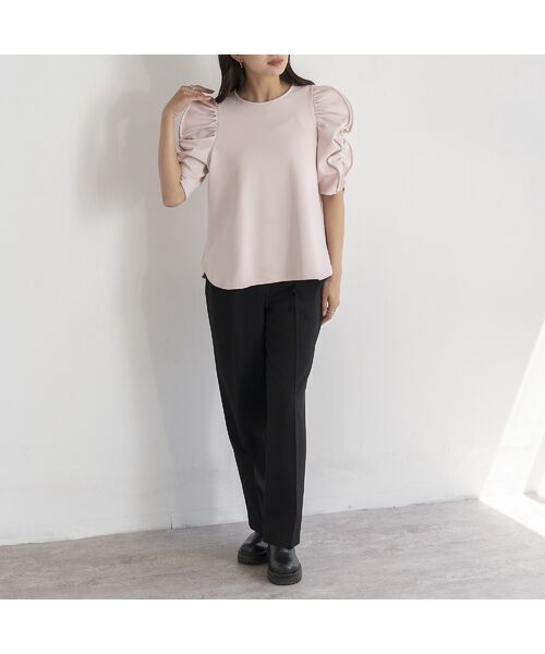 EUCLAID / エウクレイド カットソー | もちもちギャザースリーブカットソー | 詳細6