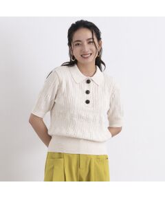 EUCLAID / エウクレイド ニット・セーター | ケーブルポロニット