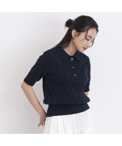 EUCLAID / エウクレイド ニット・セーター | ケーブルポロニット