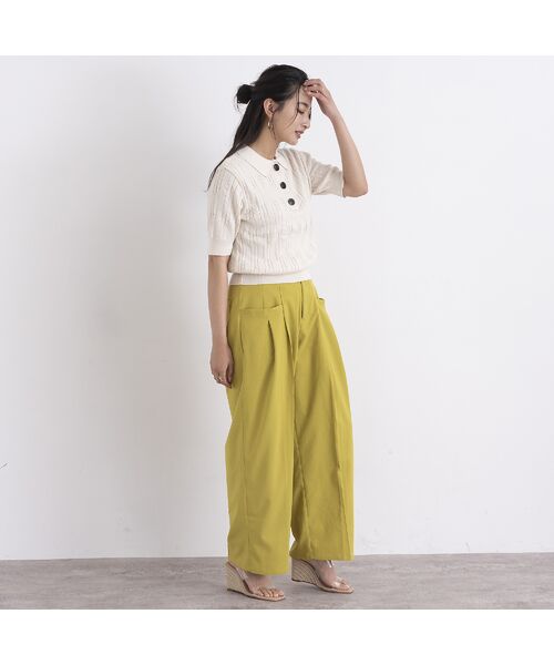 EUCLAID / エウクレイド ニット・セーター | ケーブルポロニット | 詳細10