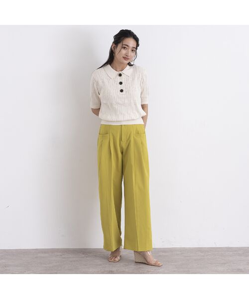 EUCLAID / エウクレイド ニット・セーター | ケーブルポロニット | 詳細11