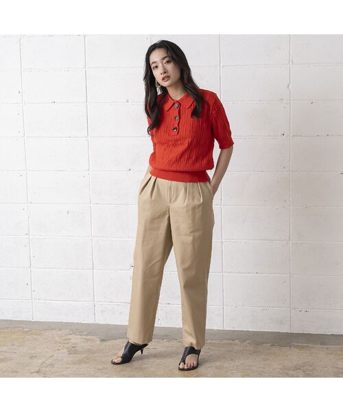 EUCLAID / エウクレイド ニット・セーター | ケーブルポロニット | 詳細4