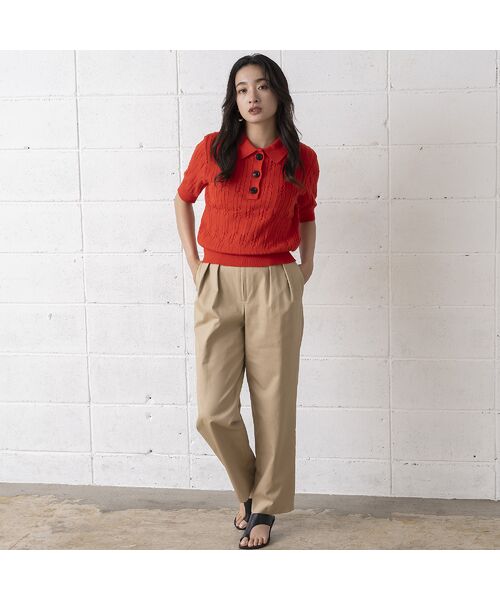 EUCLAID / エウクレイド ニット・セーター | ケーブルポロニット | 詳細5