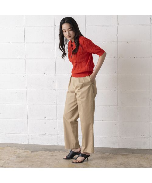 EUCLAID / エウクレイド ニット・セーター | ケーブルポロニット | 詳細6